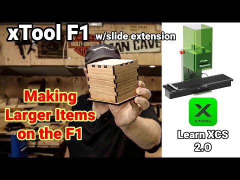 How to make larger items on the xTool F1 laser engraver - Learn XCS 2.0